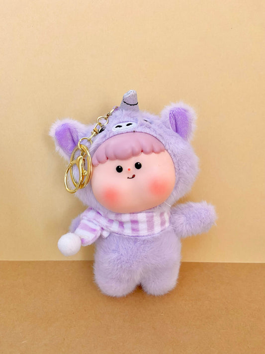 Cute Animal - Costume Plush Keychain & Bag Charm