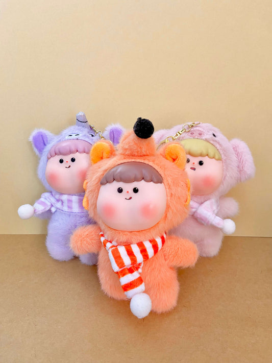 Cute Animal - Costume Plush Keychain & Bag Charm