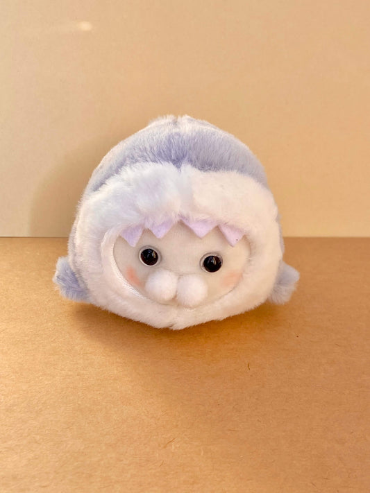 Cute Seal in Shark Costume Keychain & Bag Charm