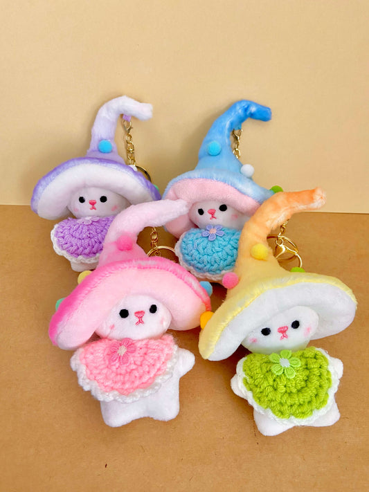 Enchanting Plush Bunny Keychain & Bag Charm